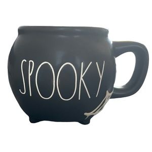 Rae Dunn Black Matte Spooky Mug brand new